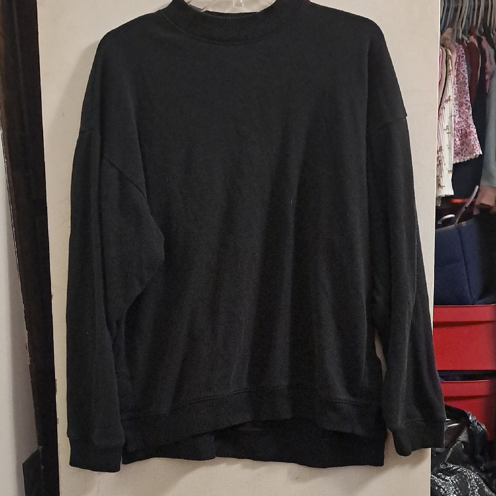 American Eagle Womens Black Sweat Shirt Medium